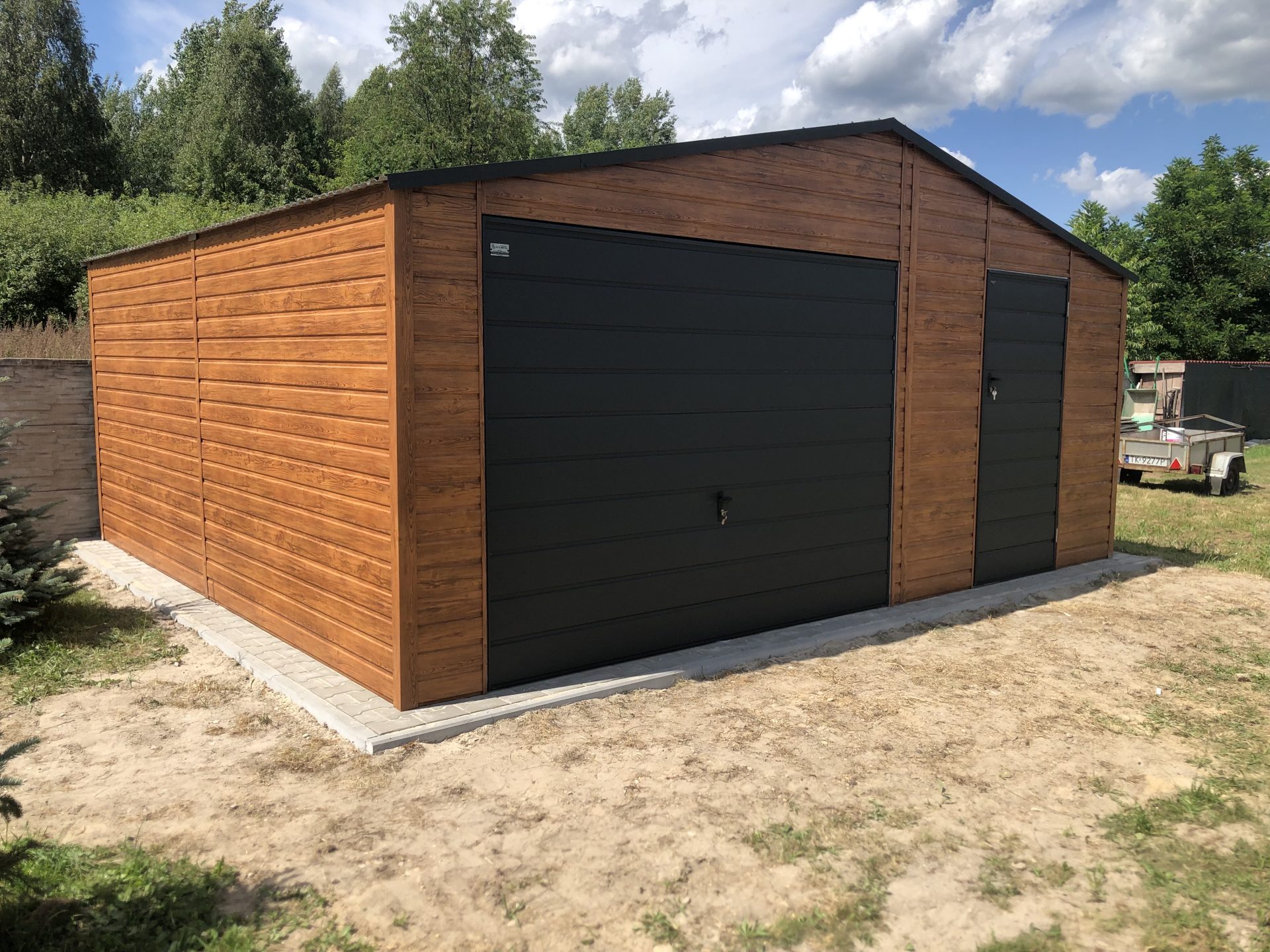 Garaż blaszany 5x6 — 5×6 m