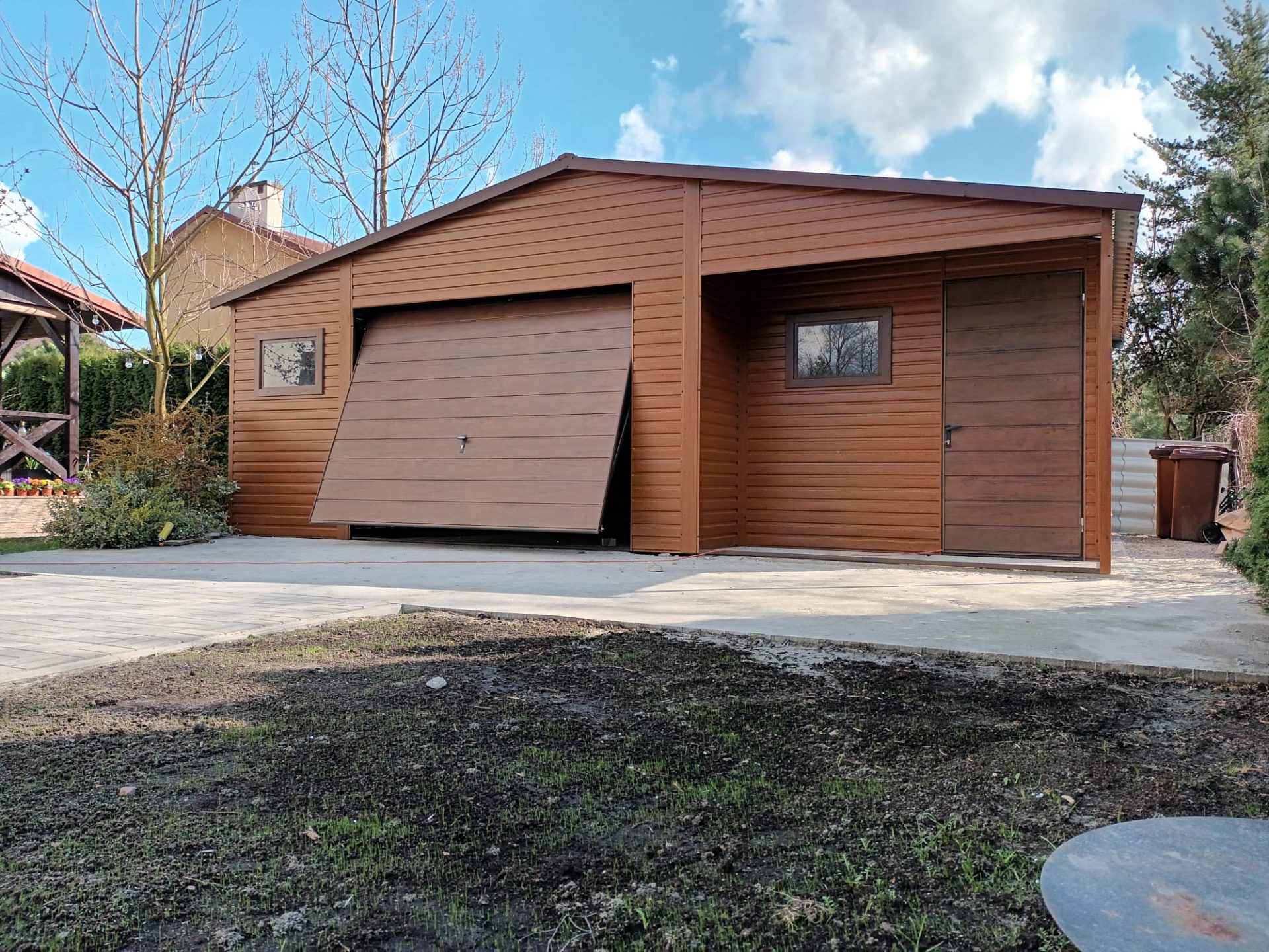 Garaż blaszany 7x5 — 7×5 m