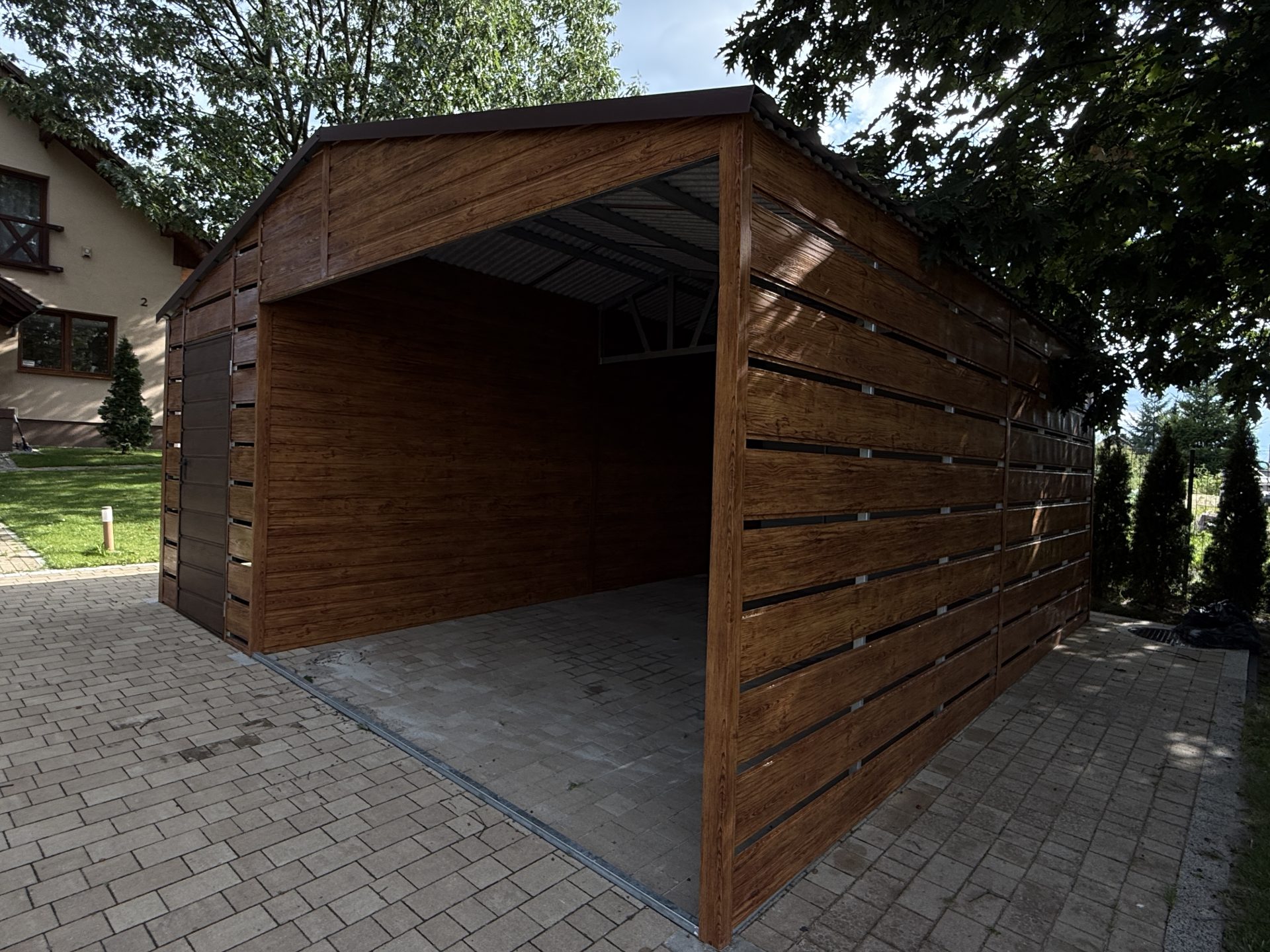 Wiata z pomieszczeniem gosp. 5x6 — Racibórz