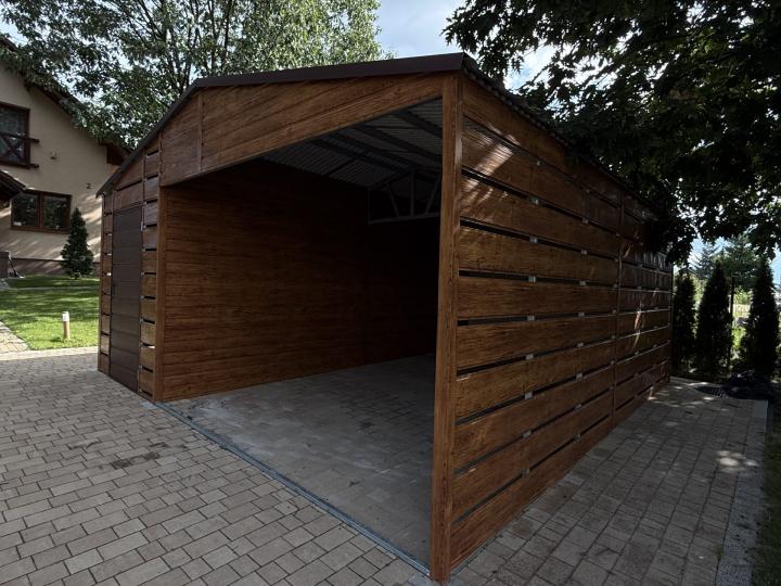 Wiata z pomieszczeniem gosp. 5x6 — Racibórz