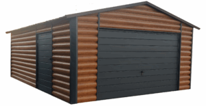 Garaż z bramą uchylną 4x6